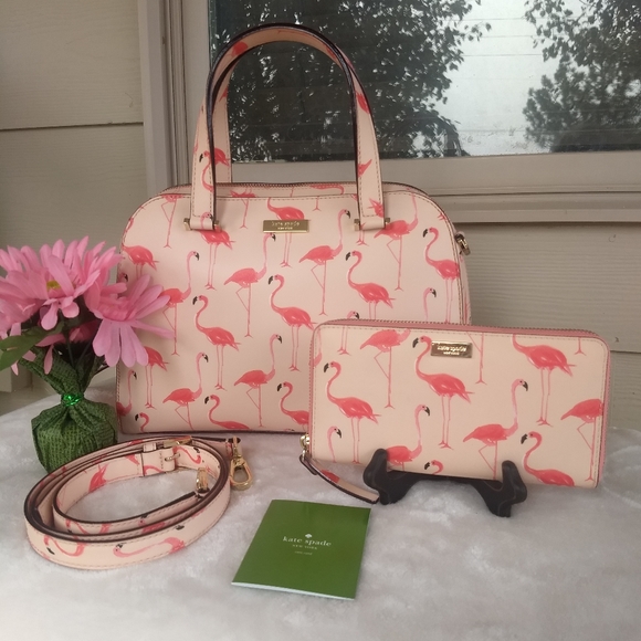 kate spade Handbags - 🌸Kate Spade Newbury Lane Flamingo Bag & Wallet